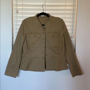 Khaki Shortwaisted Jacket